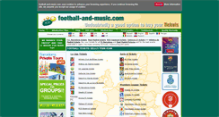 Desktop Screenshot of football-and-music.com